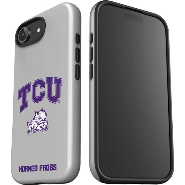 Texas Christian University Horned Frogs Logo Print iPhone 16e Impact Case