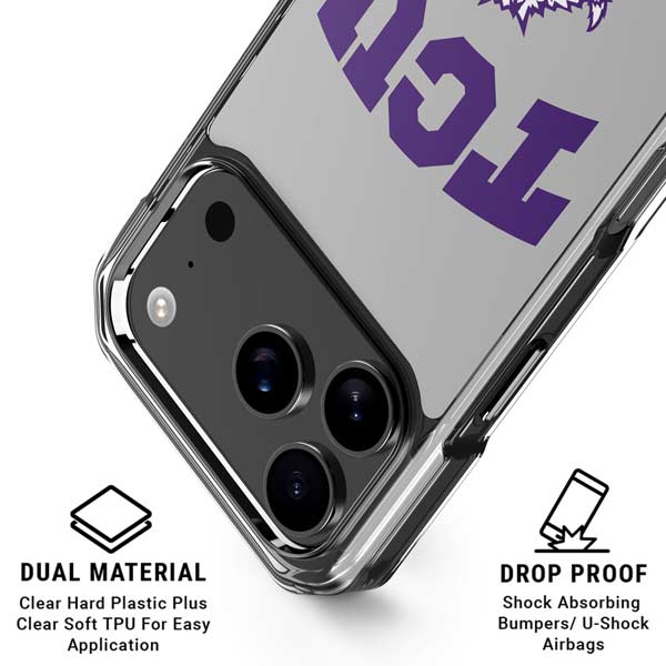 Texas Christian University Horned Frogs Logo Print iPhone 17 Pro MagSafe Case