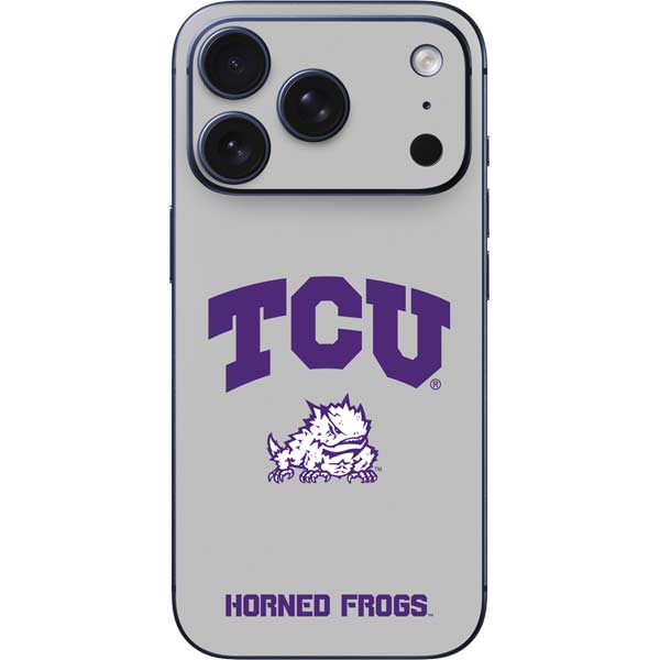 Texas Christian University Horned Frogs Logo Print iPhone 17 Pro Max Skin