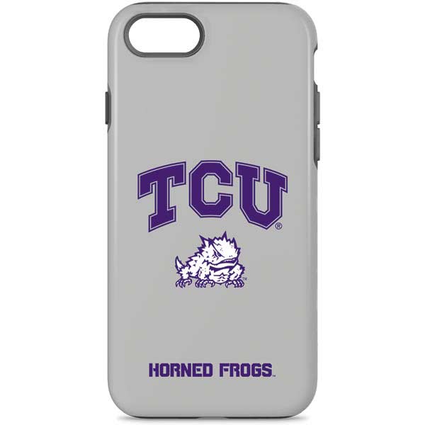 Texas Christian University Horned Frogs Logo Print iPhone 8 Pro Case