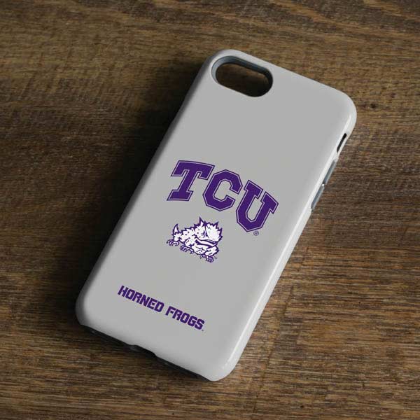 Texas Christian University Horned Frogs Logo Print iPhone 8 Pro Case