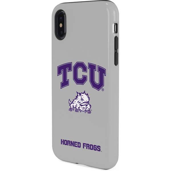 Texas Christian University Horned Frogs Logo Print iPhone XS Pro Case