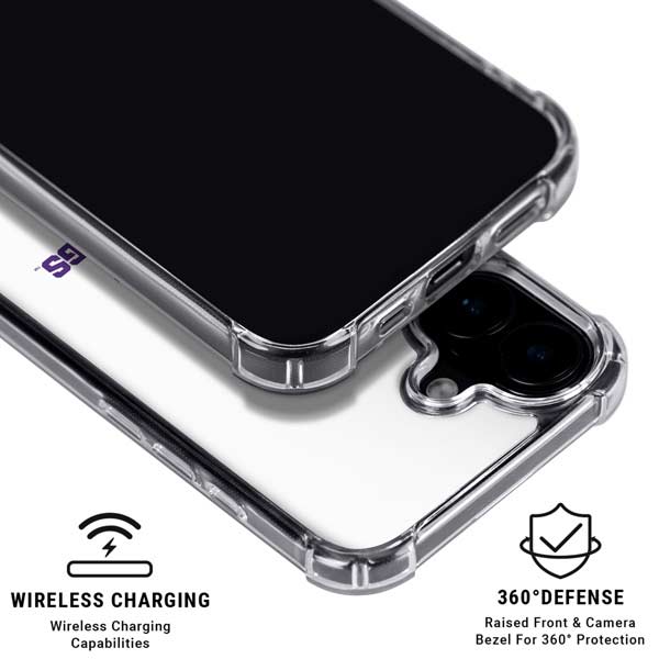 Texas Christian University Horned Frogs TCU iPhone 17 Clear Case