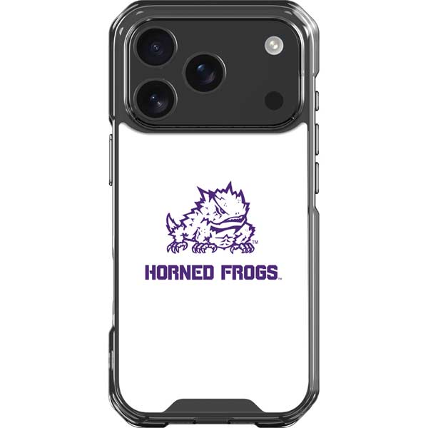 Texas Christian University Horned Frogs TCU iPhone 17 Pro Clear Case
