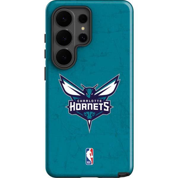 NBA Charlotte Hornets Distressed Galaxy S26 Ultra Impact Case