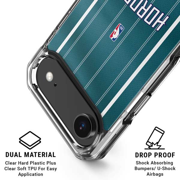 NBA Charlotte Hornets Jersey iPhone 17 Air Clear Case