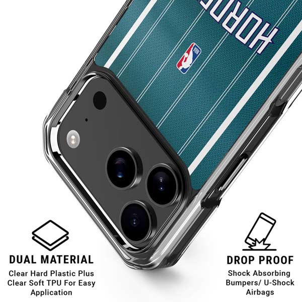 NBA Charlotte Hornets Jersey iPhone 17 Pro Clear Case