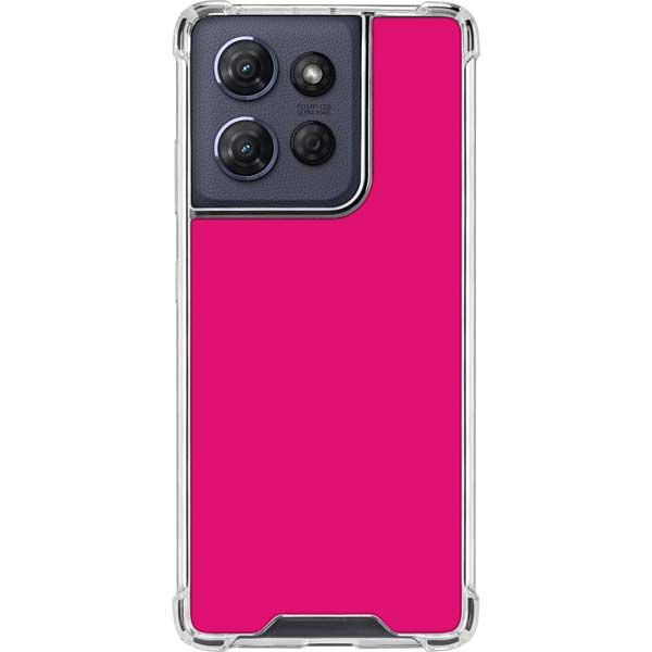 HOT Pink Moto G Power 5G (2025) Clear Case