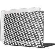 Houndstooth Black/White MacBook Pro 14in (2021-24) Case plus Skin