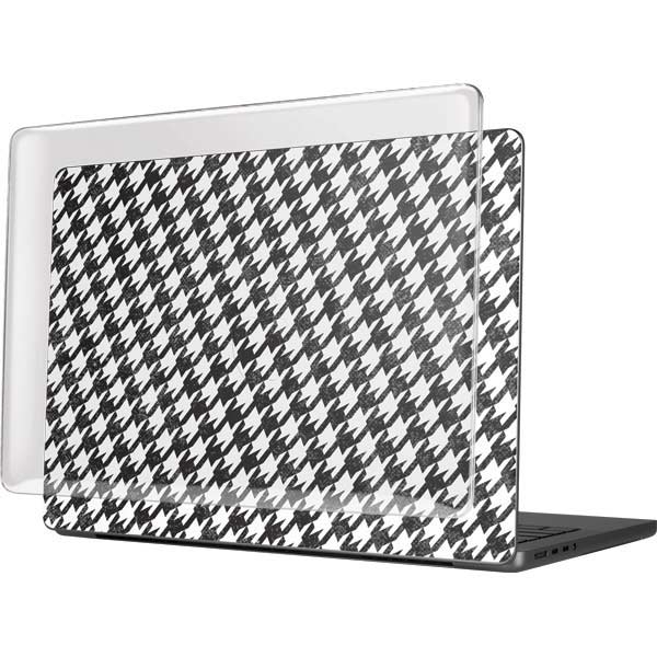 Houndstooth Black/White MacBook Pro 14in (2021-24) Case plus Skin