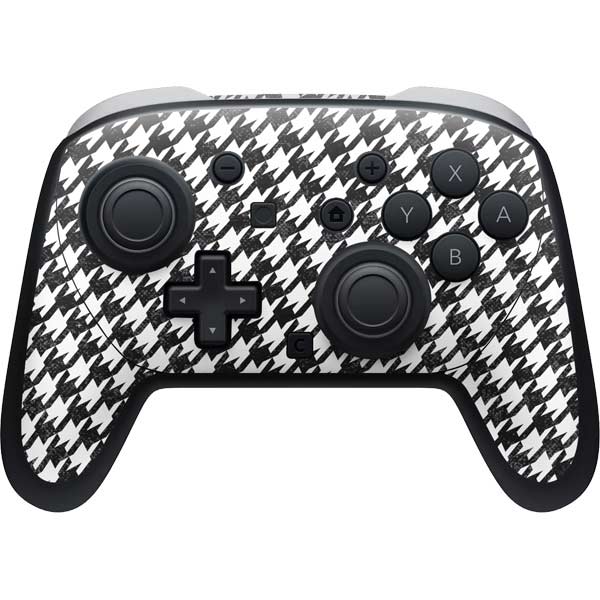 Houndstooth Black/White Nintendo Skins