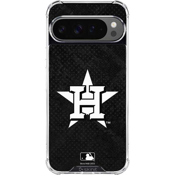 MLB Houston Astros Dark Wash Google Pixel 10 Pro XL Clear Case