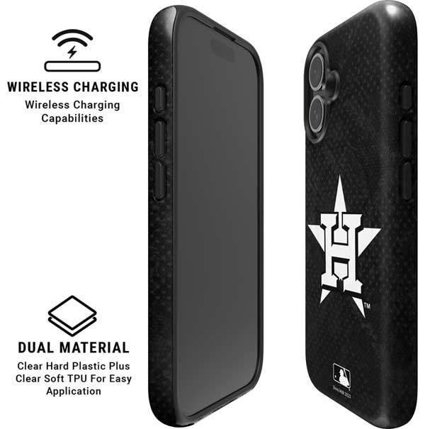 MLB Houston Astros Dark Wash iPhone 16 Plus Magsafe Impact Case