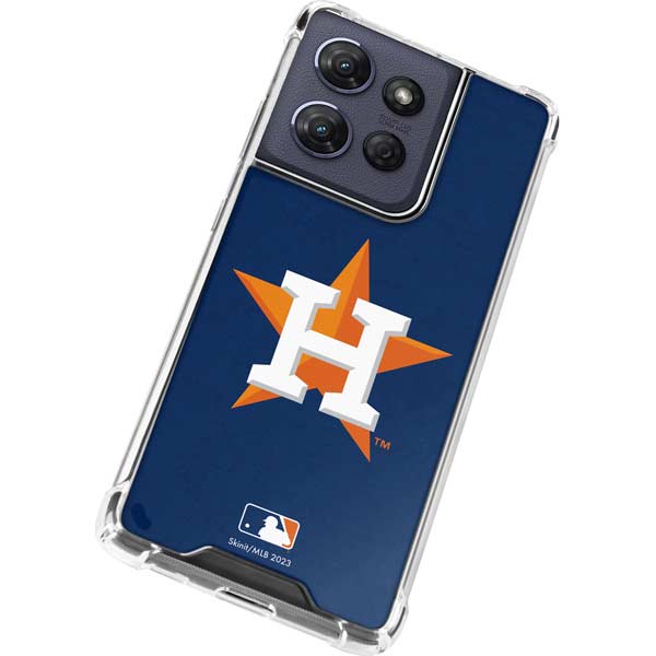 MLB Houston Astros Distressed Moto G Play 5G (2025) Clear Case