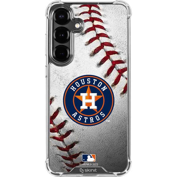 MLB Houston Astros Game Ball Galaxy S26 Clear Case
