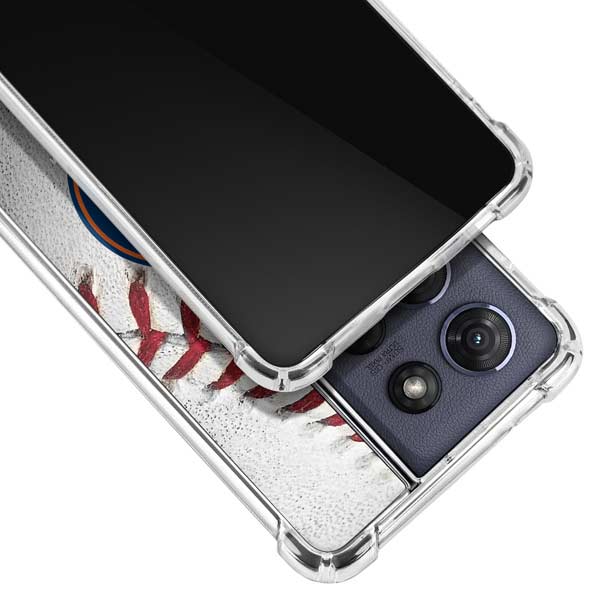 MLB Houston Astros Game Ball Moto G Play 5G (2025) Clear Case