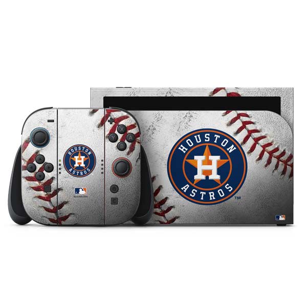 MLB Houston Astros Game Ball Nintendo Switch 2 (2025) with Joy-Con Skin