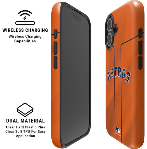 MLB Houston Astros Jersey Alternate iPhone 16 Plus Magsafe Impact Case