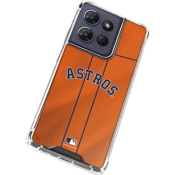 MLB Houston Astros Jersey Alternate Moto G 5G (2025) Clear Case