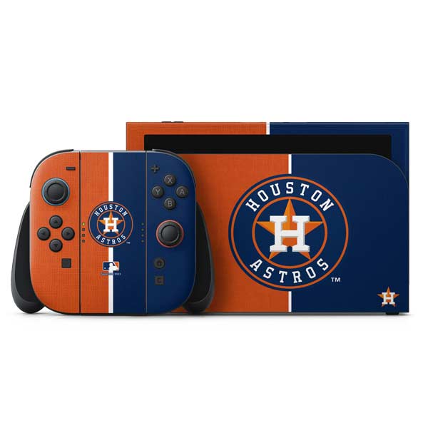 MLB Houston Astros Split Nintendo Skins