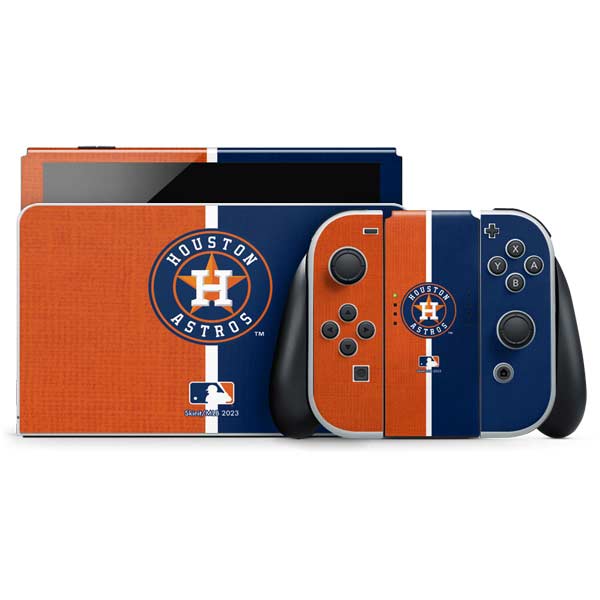 MLB Houston Astros Split Nintendo Skins