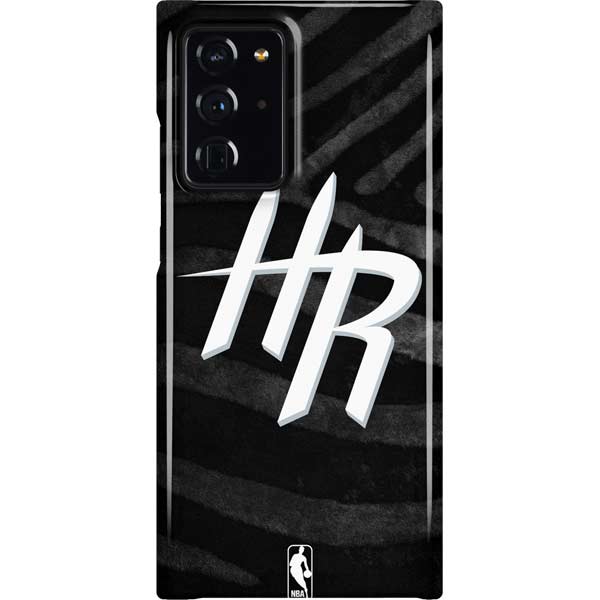 NBA Houston Rockets Black Animal Print Galaxy Cases
