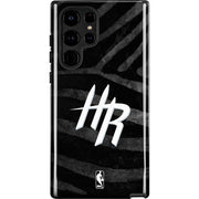 NBA Houston Rockets Black Animal Print Galaxy Cases