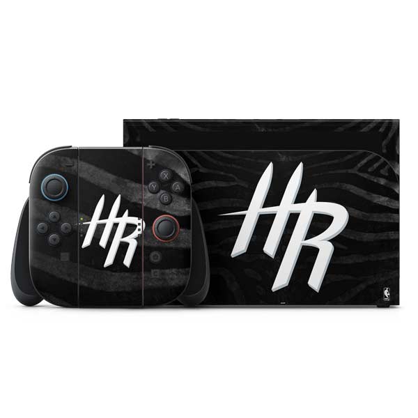 NBA Houston Rockets Black Animal Print Nintendo Skins
