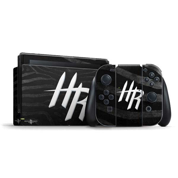 NBA Houston Rockets Black Animal Print Nintendo Skins