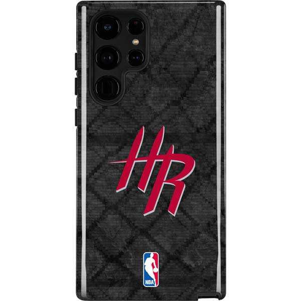 NBA Houston Rockets Dark Rust Galaxy Cases