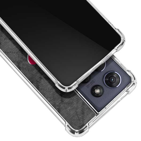 NBA Houston Rockets Dark Rust Moto G 5G (2025) Clear Case