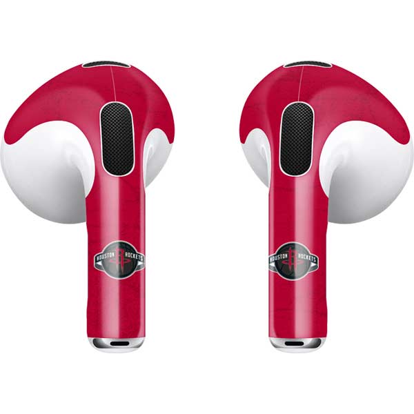 NBA Houston Rockets Distressed Apple AirPods (3rd Gen 2021) Skin