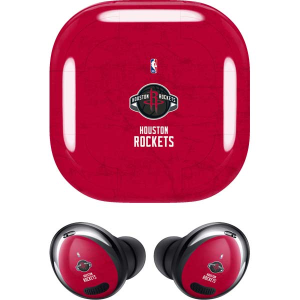 NBA Houston Rockets Distressed Galaxy Buds Pro Skin