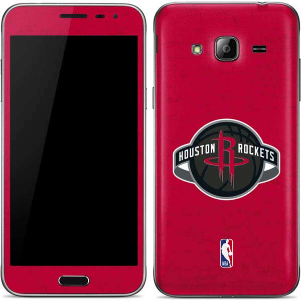 NBA Houston Rockets Distressed Galaxy J3 Skin