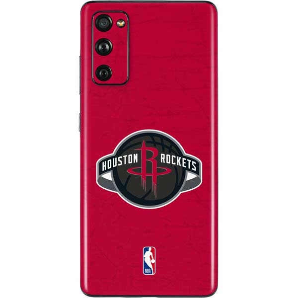 NBA Houston Rockets Distressed Galaxy S20 Fan Edition Skin