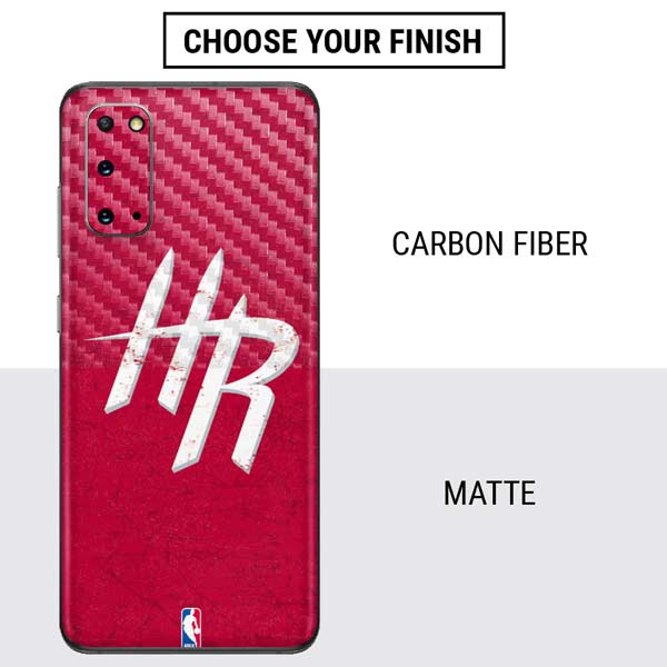 NBA Houston Rockets Distressed Galaxy S20 Skin
