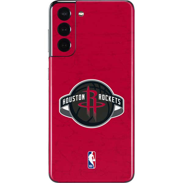 NBA Houston Rockets Distressed Galaxy S21 5G Skin