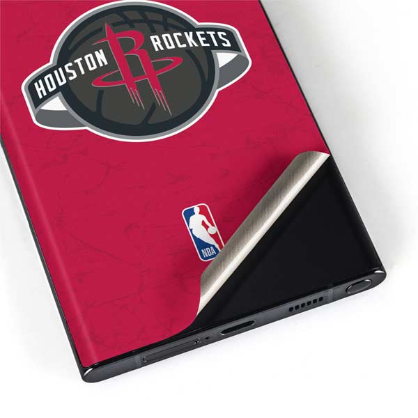 NBA Houston Rockets Distressed Galaxy S22 Ultra Skin