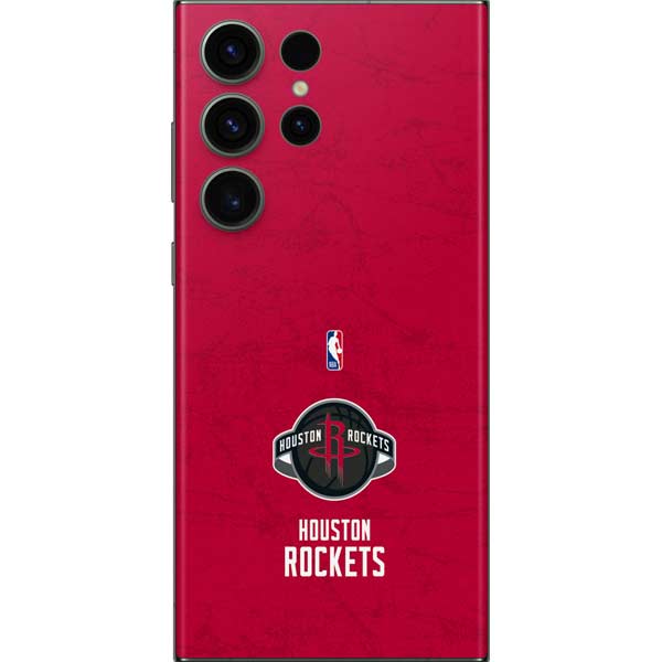 NBA Houston Rockets Distressed Galaxy S23 Ultra Skin