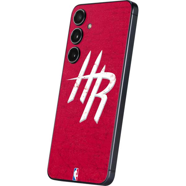 NBA Houston Rockets Distressed Galaxy S25 Skin
