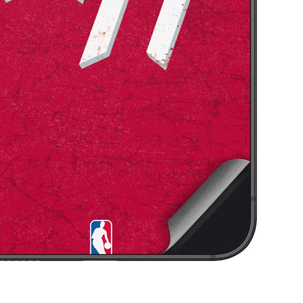 NBA Houston Rockets Distressed Galaxy S25 Skin