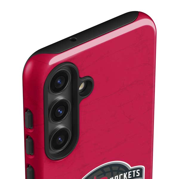 NBA Houston Rockets Distressed Galaxy S25 Impact Case
