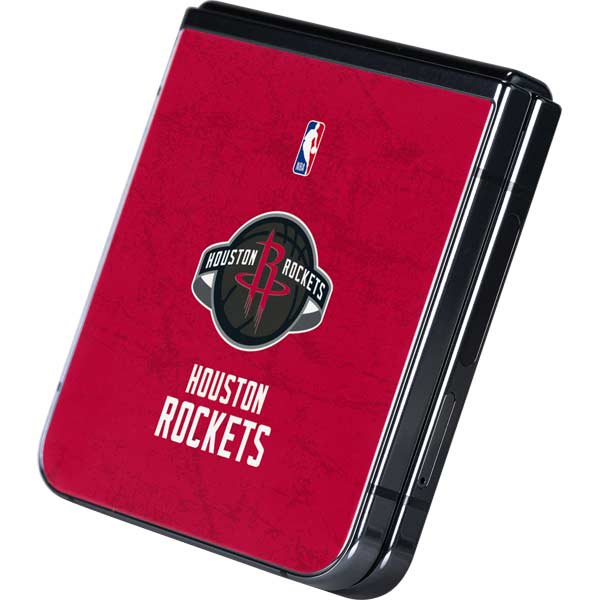 NBA Houston Rockets Distressed Galaxy Z Flip5 5G Skin