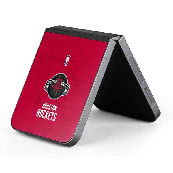NBA Houston Rockets Distressed Galaxy Z Flip6 Skin