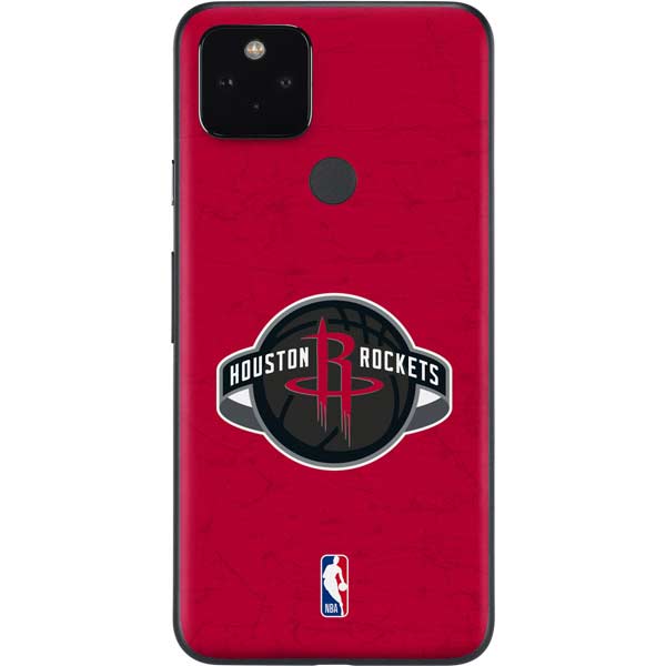 NBA Houston Rockets Distressed Google Pixel 5a Skin