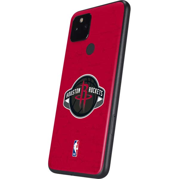 NBA Houston Rockets Distressed Google Pixel 5a Skin