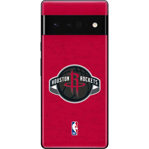 NBA Houston Rockets Distressed Google Pixel 6 Pro Skin