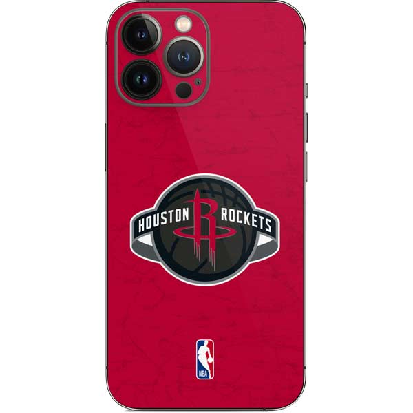 NBA Houston Rockets Distressed iPhone 13 Pro Max Skin