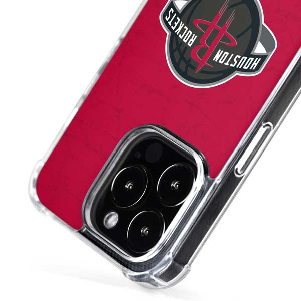 NBA Houston Rockets Distressed iPhone 16 Pro MagSafe Case | Skinit