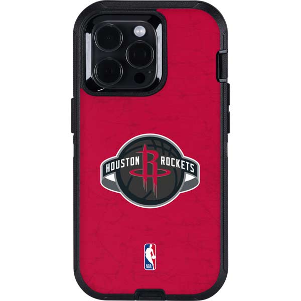 NBA Houston Rockets Distressed Otterbox Defender iPhone Skin